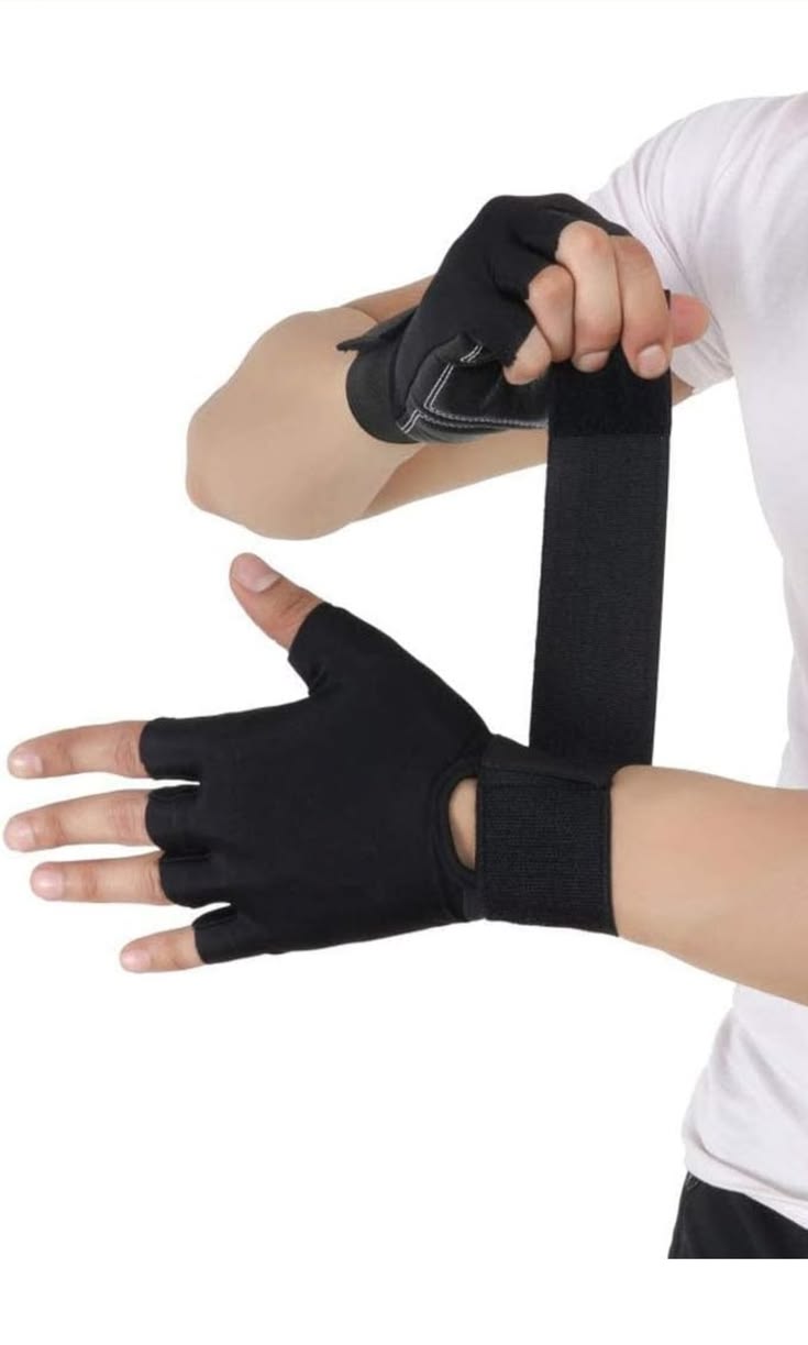 Fitness Gloves with Wrist Support for Weightlifting